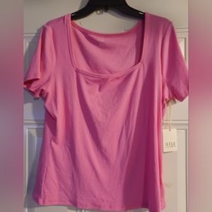 Vibrant Pink Blouse